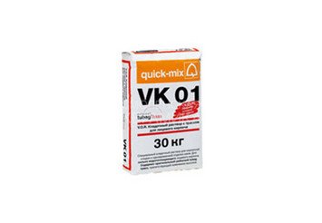 Кладочный раствор с трассом Quick-mix VK 01 . T, стально-серый, 30 кг 1