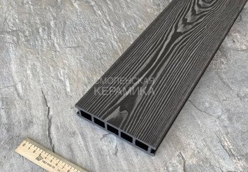 Террасная доска двусторонняя пустотелая Latitudo Euro 3D 139х27х4000 мм, Венге 3