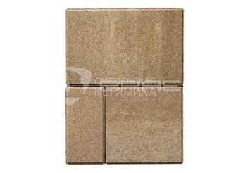 Тротуарная плитка BRAER Мозаика, Color Mix Миндаль 1