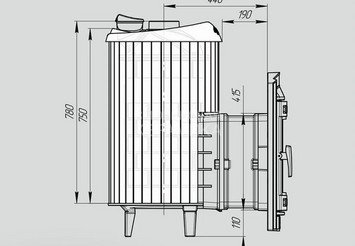 Печь банная 