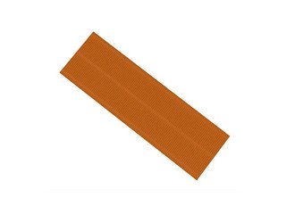 Желобок ендовы с крепежными скобками (6 шт.), аллюминий