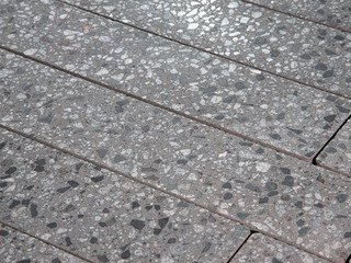 Гранитная тротуарная плитка Готика, Скада Granite FINO, 225x150x100, Галенит
