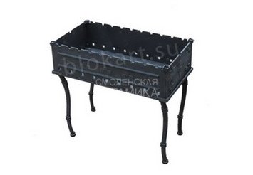 Мангал чугунный большой 650ммх350ммх170мм (Балезино) 1