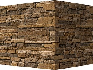 Декоративный камень 235-45 White Hills "Каскад Рейндж" (Cascade Range), коричнево-болотный, угловой,