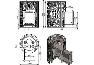 Печь для бани Эверест 
