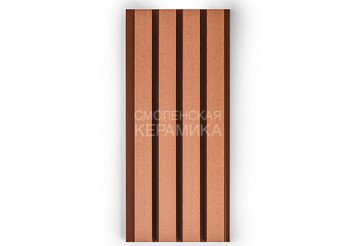 Фасадная панель Реечная EasyDecking Wood-X 219×26×3010 мм, Коричневый 2