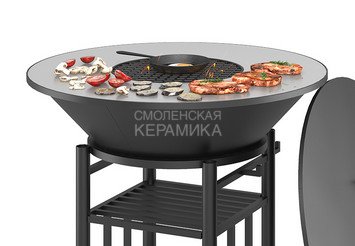 Fantastic Grill Везувий Ø 1000 (чаша+подставка+плита+решетка чугунная