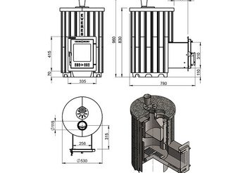 Печь для бани Эверест 
