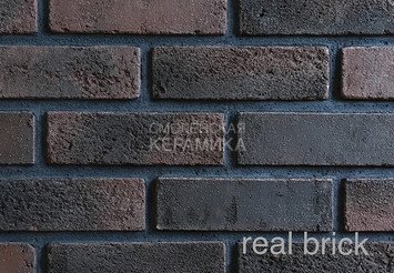 Плитка ручной формовки Real Brick RB 4-06 Горький шоколад 1