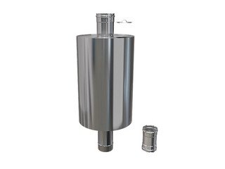 Бак "Селигер" 62л круглый на трубе Ф115 (AISI 201/1.0)