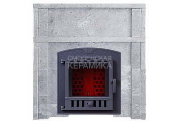 Портал для банной печи из камня Талькомагнезит 2