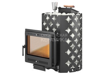 Чугунная печь для бани ЭТНА 18 (Панорама) 