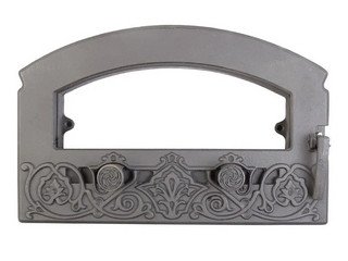 Дверца каминная ДКГ-5С-Эконом "Зной" краенная., под стекло (Рубцовск)