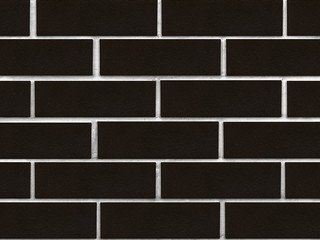 Клинкер фасадный ЛСР «Рейкьявик» черный гладкий глянцевый