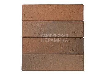 Кирпич лицевой керамический ЛСР Светло-коричневый флэш, крафт, 1НФ 3