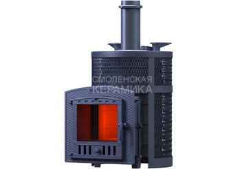Печь чугунная для бани Технолит ИСКАНДЕР ЗК 25 (П2) Pro Ураган 2