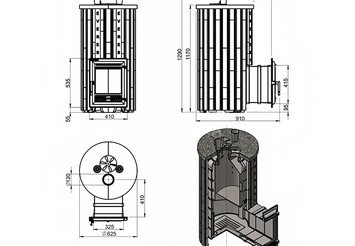 Печь для бани Эверест 