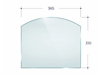 Дверка ВЕЗУВИЙ каминная 240 (Антрацит) 2