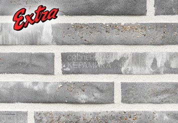 Фасадная плитка Real Brick «Extrа» Дымчатый 1