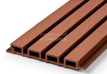 Фасадная панель Реечная EasyDecking Wood-X 219×26×3010 мм, Коричневый 1