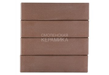 Клинкер фасадный ЛСР «Мюнхен» коричневый гладкий 5