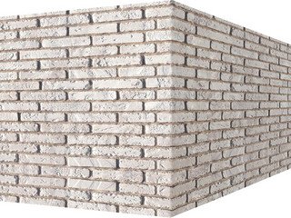 Декоративный камень 335-05 White Hills "Йорк брик" (York brick), серый, угловой