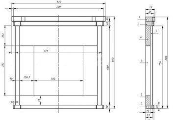 Портал для печей Атмосфера (Пироксенит) mini 2