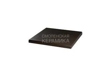 Плитка из полимерного композита базовая ZKING Verona темно-коричневая 2
