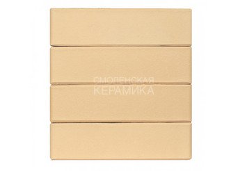 Кирпич лицевой керамический ЛСР Пшеничный гладкий, 1НФ 5