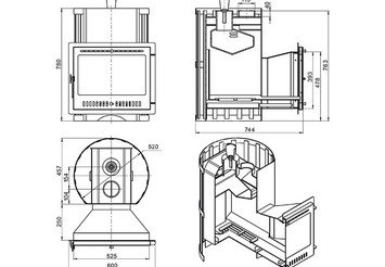 Печь ВЕЗУВИЙ Скиф Парогенератор Ковка Панорама 