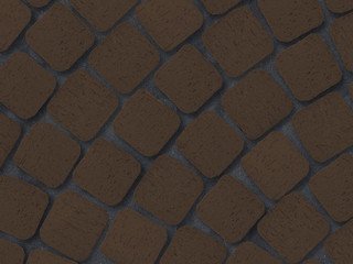 Клинкер тротуарный ЛСР «МЮНХЕН» квадро R (под распил) коричневый