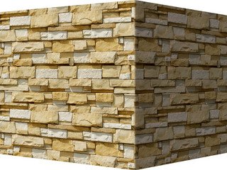 Декоративный камень 150-15 White Hills "Уайт Клиффс" (White Cliffs), бежевый, угловой, без шва