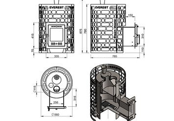 Печь для бани Эверест 