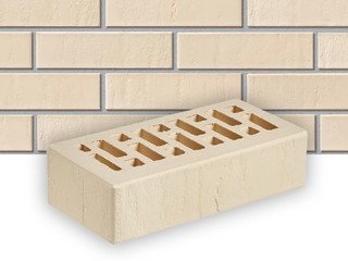 Кирпич облицовочный СТАРЫЙ ОСКОЛ Белый Доломит 1НФ