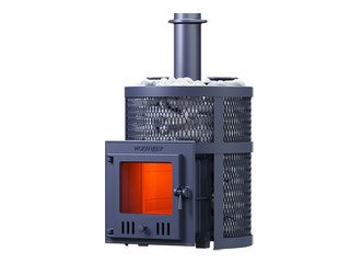 Печь чугунная для бани Технолит ИСКАНДЕР ЗК 25 (M) Pro Ураган