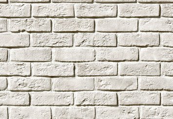 Декоративный камень White Hills «Кельн брик» 320-00, белый (Cologne brick), плоскостной 1