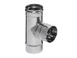 Тройник-К 90° (304/0,8мм) Ф150, Ferrum HF Plus