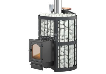 Чугунная печь для бани ЭТНА Стандарт 18 (ДТ-4С) Закрытая каменка 1