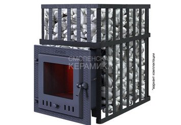 Печь чугунная для бани Технолит Гроза в сетке 24 (М) 2022 г 2