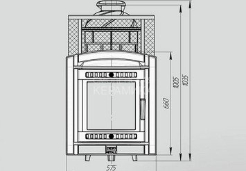 Печь банная 