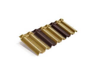 Композитная черепица Metrotile GALLO Цедар-браун