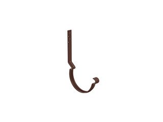 Крюк крепления желоба длинный М с компл. крепл. (У) 150, AQUASYSTEM (Pural Matt), коричневый