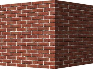 Декоративный камень 301-75 White Hills "Лондон брик" (London brick), красно-коричневый, угловой