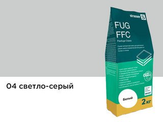 Сухая затирочная смесь STRASSER для узких швов, светло-серый (1 - 6 мм) 72958 FUG FFC 04
