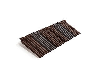 Композитная черепица Metrotile METROSHAKE II Кофейно-серый