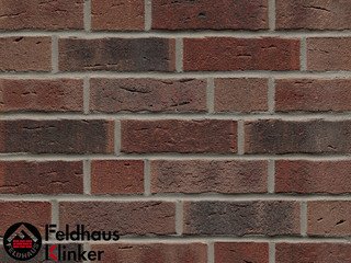 Клинкерный кирпич Feldhaus Klinker K663NF sintra cerasi nelino