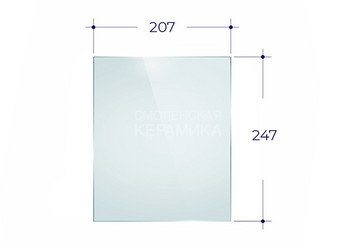 Дверка ВЕЗУВИЙ каминная 270 (Антрацит) 2