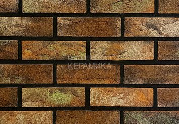 Плитка ручной формовки Real Brick Коллекция 12 WDF, RB 12-03 глина медь 1