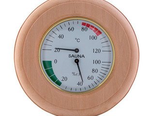 Термометр+гигрометр круг ТН-10А (ольха)
