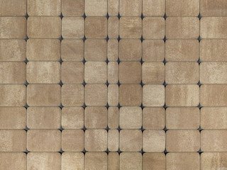 Тротуарная плитка BRAER Классико, Color Mix Миндаль